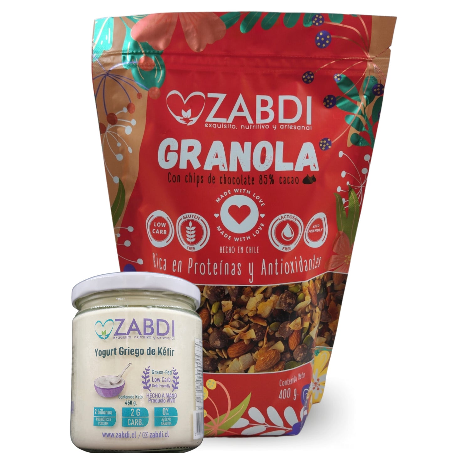 Pack Granola 400grs y Kéfir 450grs