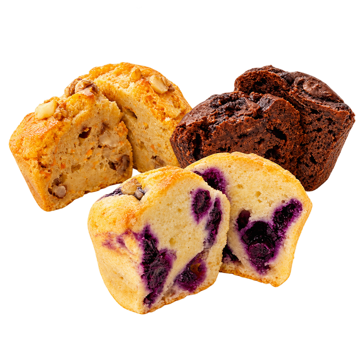 Muffin Zanahoria Nuez — imagen sin fondo