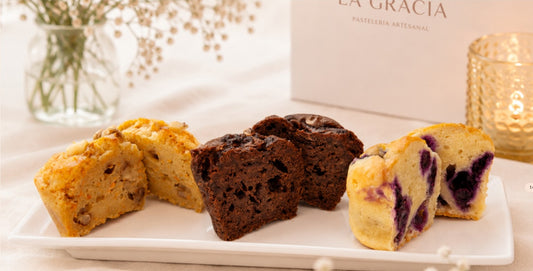 Surtido de muffins La Gracia, disponible en Zabdi