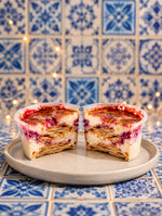 Torta Palmera de 226 g, vista de sus capas