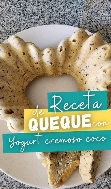 Queque de Yogurt Cremoso de Coco