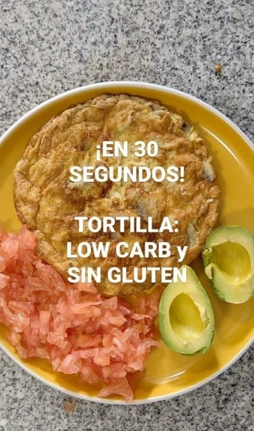 Tortilla low carb y sin gluten